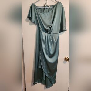 NWT High Low Satin Dress